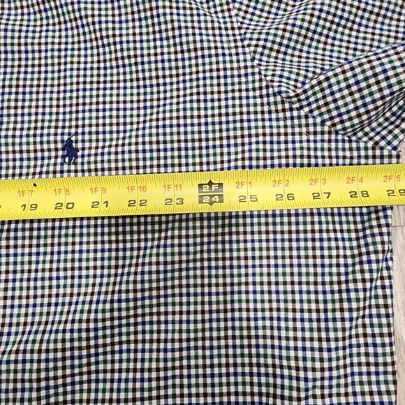 Ralph Lauren Men's Multicolor Plaid Button Down Long Sleeve Shirt Size 2XLT - Picture 6 of 8